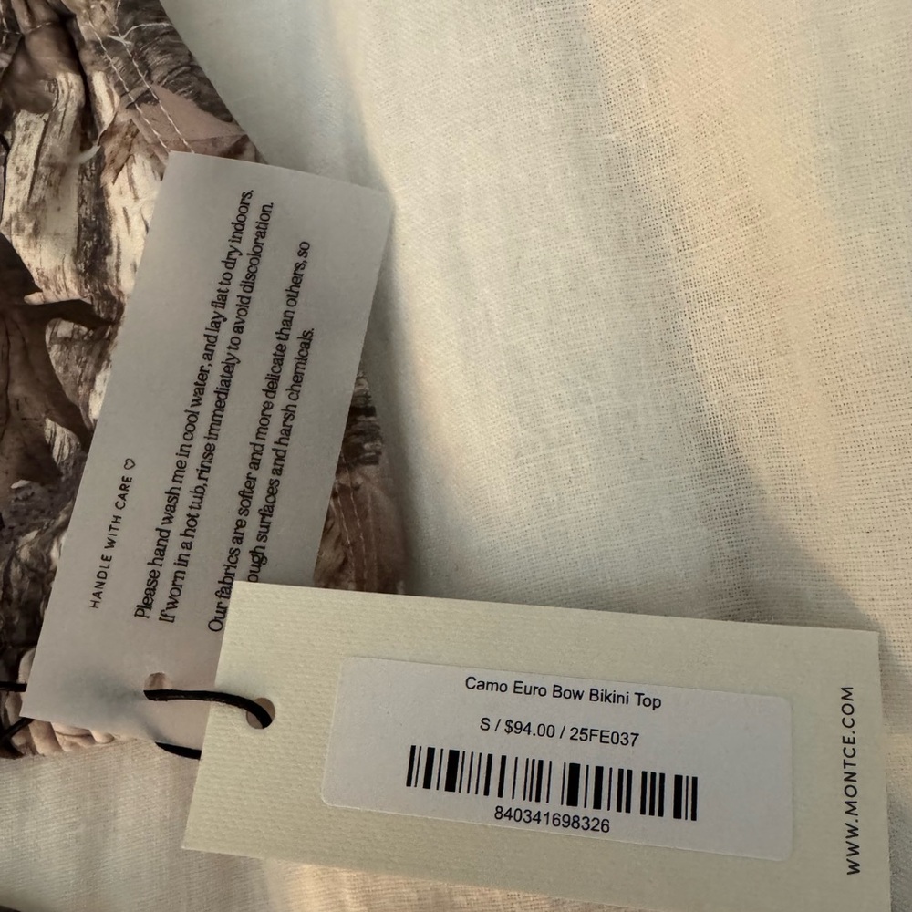 Montce Camo Euro Bow Bikini Top - Picture 9 of 10
